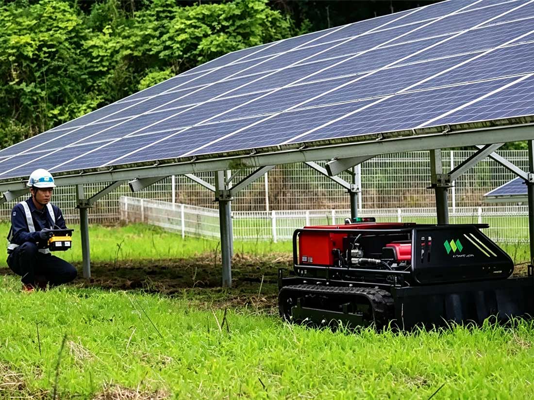 Advantages of Remote-Controlled Lawn Mowers for Weeding in Photovoltaic Power St