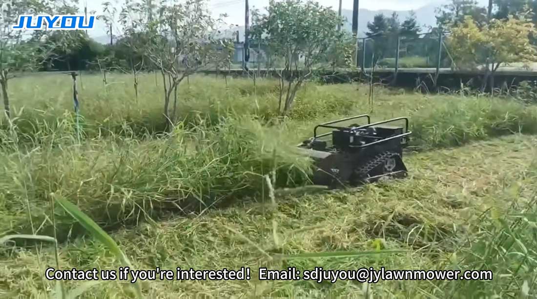 Flail tracked mower Mowing videos