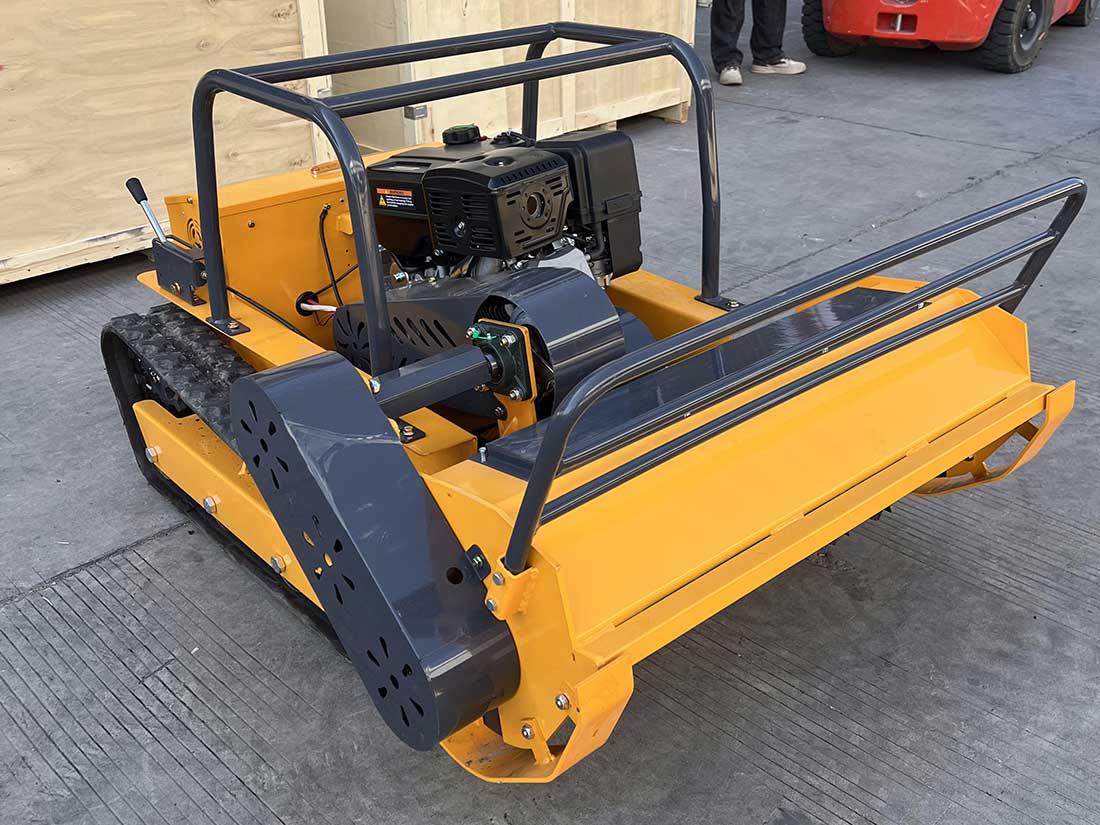 Remote Controlled Lawn Mower Innovations Make Steep Slopes and Tough Terrain Eas